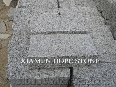 G623 Silvery Grey Granite Paving Stone, G623 Granite Cube Stone & Pavers