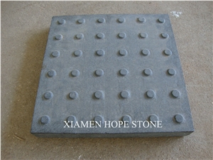 G654 China Dark Grey Blind Stone Pavers, Grey Granite Tactile Paving Stone