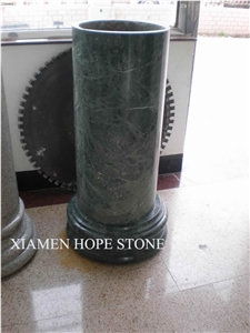 Indian Green Marble Column