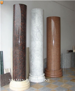 Stone Column Tan Brown Granite