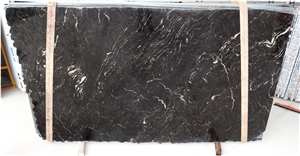 Note Doro Granite Slabs, Brazil Black Granite