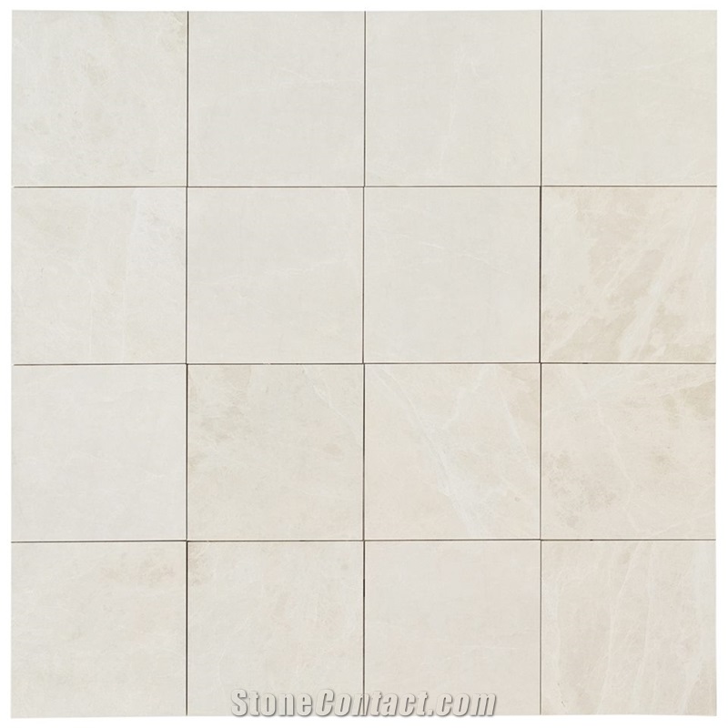 Elysion Whites Marble, Light Beige Marble Tiles, Flooring Tiles