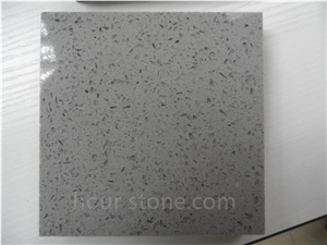 2015 New Manmade Engineered Stone Polyester Resin Artificial Quartz Stone Slabs & Tiles, Grey Artificial Quartz Stone Slab