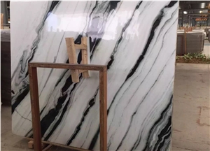 China Panda White Marble,Book Matched Marble