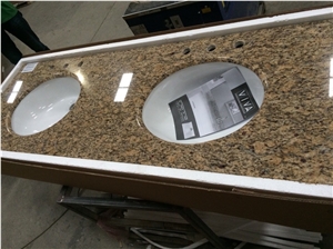 Giallo Santa Cecilia Granite Bathroom Vanity Tops,Countertops,Solid Surface