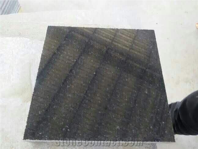New Mongolia Black Tile&Slab, Black Granite