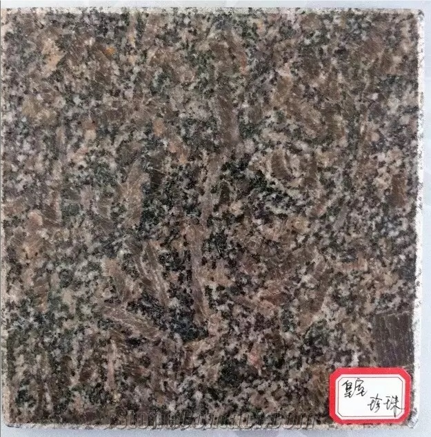 New Royal Pearl Granite Slabs & Tiles, China Brown Granite