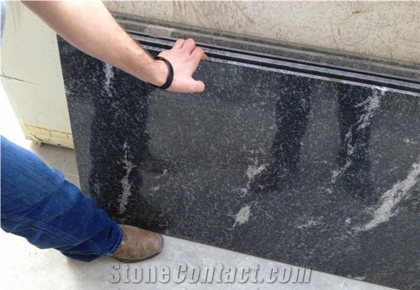 Ebony Black Granite Tile China Black Granite Tile & Slab