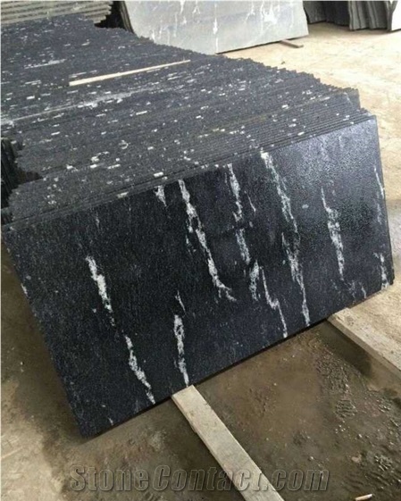 Ebony Black Granite Tile China Black Granite Tile & Slab