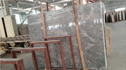 Hot Chinese New Grey Marble Slab- Wood Grain Royal Marble Slabs, China Grey Marble