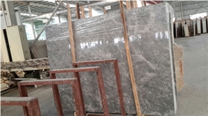 Hot Chinese New Grey Marble Slab- Wood Grain Royal Marble Slabs, China Grey Marble