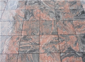 Hottset and Cheapest Polished China Multicolor Red Granite Slabs and Tiles on Sales