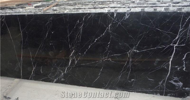 Low Price Black Marble/Nero Marquina Marble Factory Price Slabs & Tiles, China Black Marble