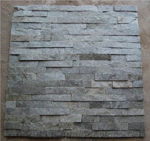 Stone Wall Veneer/Yellow Quartzite Wall Cladding/Cultured Stone