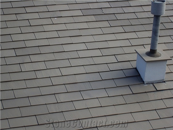 Ardesia Fontanabuona Roof Tiles, Grey Slate Roof Tiles Italy