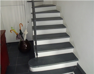 Ardesia Fontanabuona Stairs, Steps, Black Slate Stairs & Steps Italy