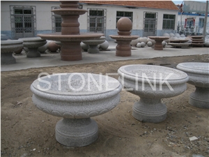 Slfl-004,White Marble Flowerpot Plant Pot for Outdoor
