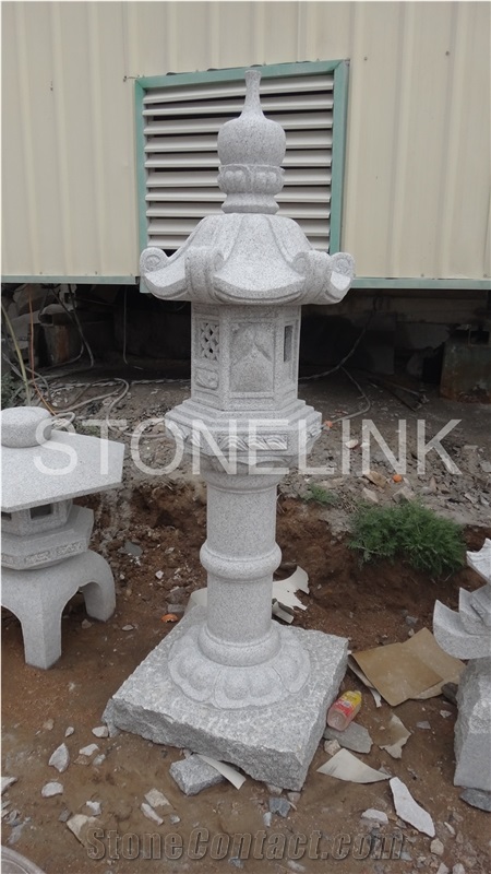 Slla-009,Carved Granite Lantern,Garden Lantern