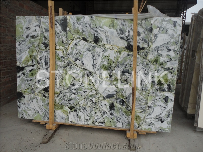 Slma-123,Cold Green Jada,Slab,Tile,Flooring,Wall Cladding,Skirting, Cold Green Jada Marble