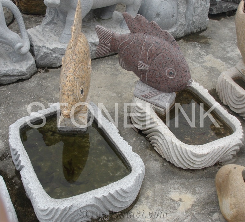 Slsc-015-Stone Statue-China Beige Marble Carving Product-Stone Sculpture-Statues(Animal Statue)