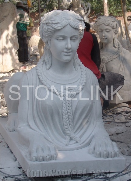 Slsc-017-Stone Statue-China White Marble Carving Product-Stone Sculpture-Statues(Figure Statue)