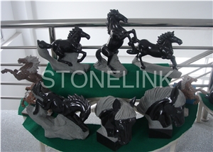 Slsc-018-Stone Statue-China Brown Marble Carving Product-Stone Sculpture-Statues(Animal Statue)