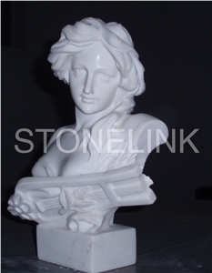 Slsc-038-China White Marble Statue-Stone Carving Product-Stone Sculpture-Statues(Figure Statue)