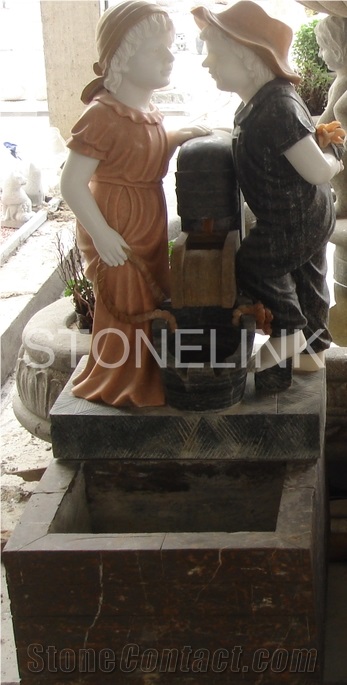 Slsc-039-China Marble Statue-Stone Carving Product-Stone Sculpture-Statues(Figure Statue)