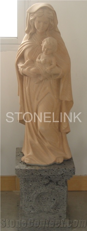 Slsc-044-China Brown Marble Statue-Stone Carving Product-Stone Sculpture-Statues(Figure Statue)