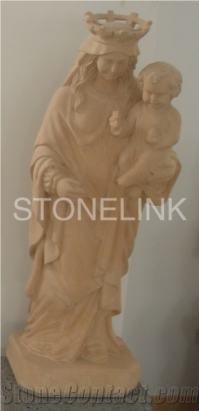 Slsc-045-China Brown Marble Statue-Stone Carving Product-Stone Sculpture-Statues(Animal Statue)