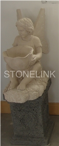Slsc-048-China Brown Marble Statue-Stone Carving Product-Stone Sculpture-Statues(Figure Statue)
