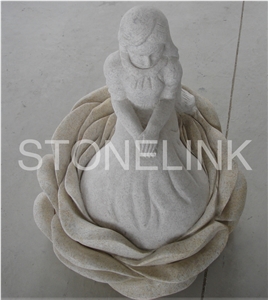 Slsc-053-China White Marble Statue-Stone Carving Product-Stone Sculpture-Statues(Figure Statue)