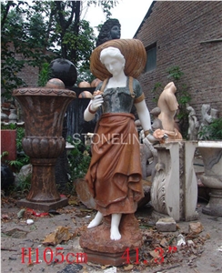 Slsc-063, Marble Statue, Stone Carving Product, Stone Sculpture, Statues(Figure Statue)
