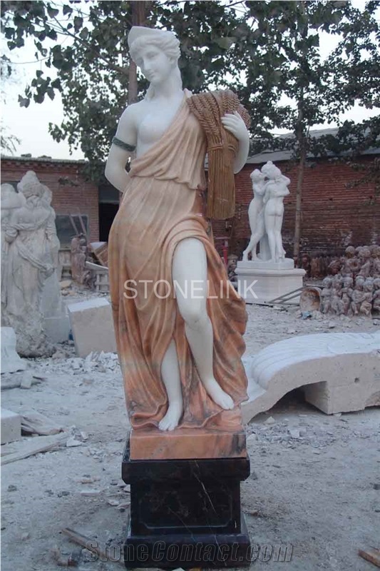 Slsc-067, Marble Stone Statue, Stone Carving Product, Stone Sculpture, Statues(Figure Statue)