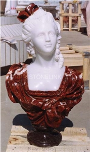 Slsc-080, Marble Head Statue, Stone Carving Product, Stone Sculpture, Statues(Figure Statue)