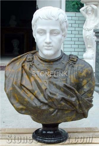 Slsc-102, Marble Head Statue, Stone Carving Product, Stone Sculpture, Statues(Figure Statue)