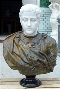 Slsc-102, Marble Head Statue, Stone Carving Product, Stone Sculpture, Statues(Figure Statue)