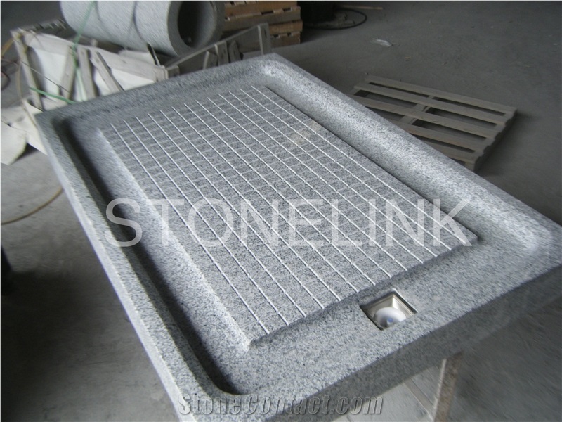 Slsh-006, G603 Granite Shower Trays, Chinese Grey Granite Shower Bases