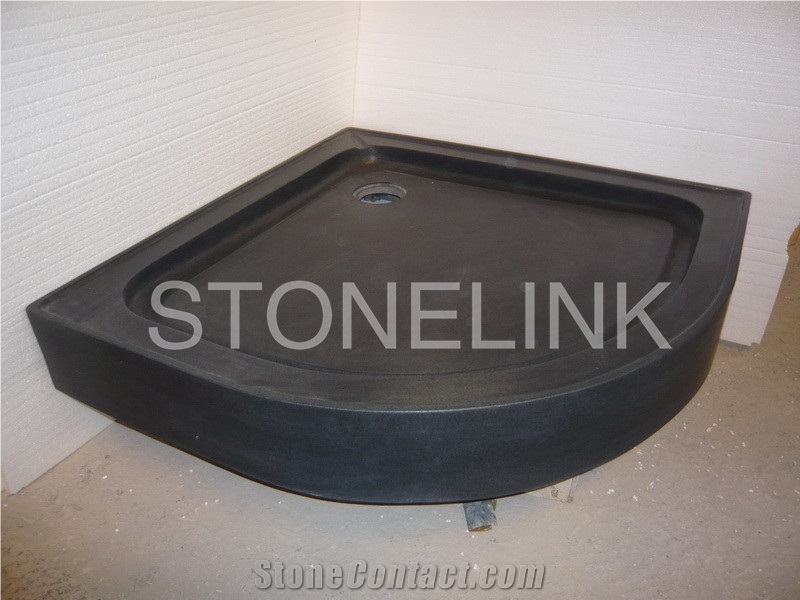 Slsh-012, Black Basalt Shower Tray
