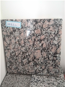 Pear Pink Flower Granite High Polished Cheap Price Slabs Flamed Tiles, China Pink Granite