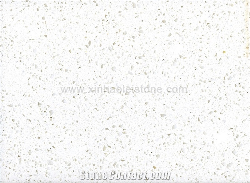 A116 Frost White Quartz Stone Tiles & Slabs for Countertops, Walling, Flooring