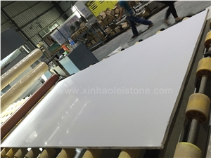 Artificial White Quartz Stone, Pure White Quartz Stone for Walling, Flooring Engineered Stone Slabs