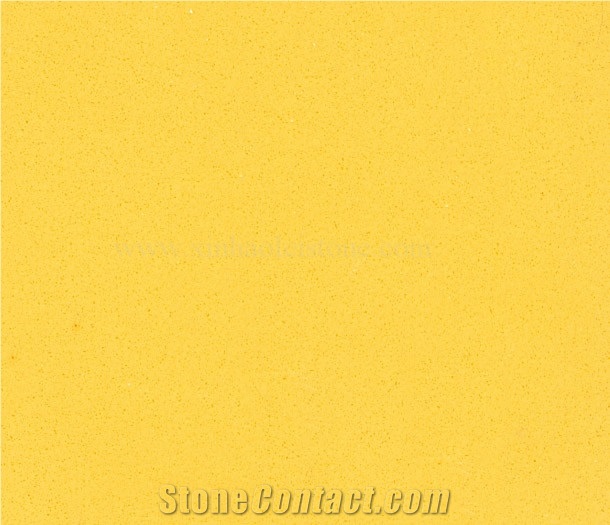 B803 Pure Yellow Quartz Tiles&Slabs,China Pure Yellow Engineered Quartz Stone for Counter Tops.