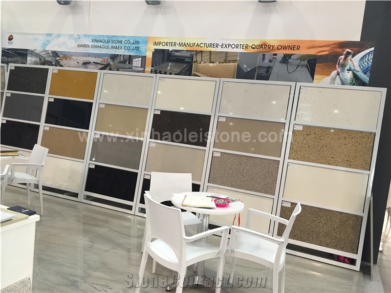 B804 Pure Green Quartz Stone Tiles & Slabs for Countertops, Walling, Flooring