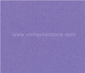 B806 Pure Purple Quartz Stone Tiles & Slabs for Countertops, Walling, Flooring