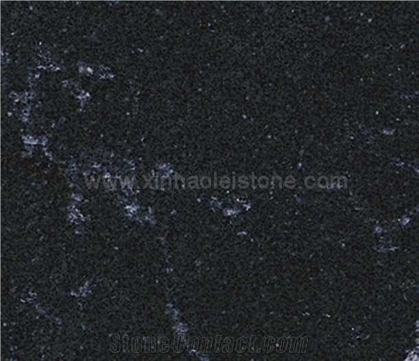 F881 Kashmir Black Quartz Stone Slabs & Tiles for Countertops, Walling, Flooring