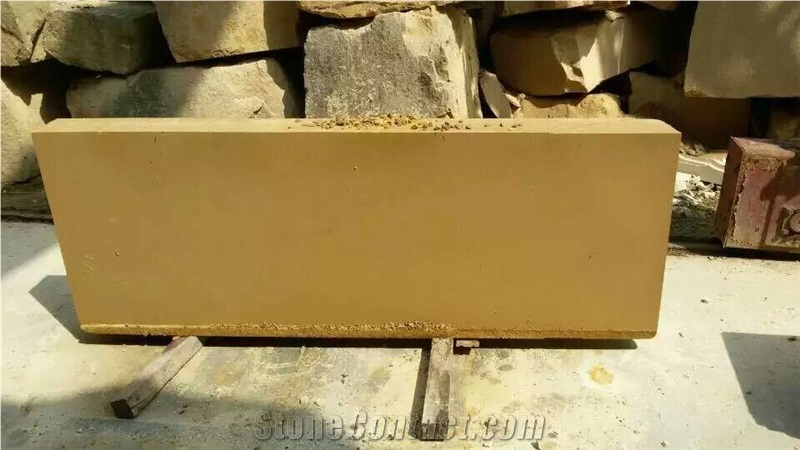 China Yellow Sandstone Tiles &Slabs for Building Wall Cladding