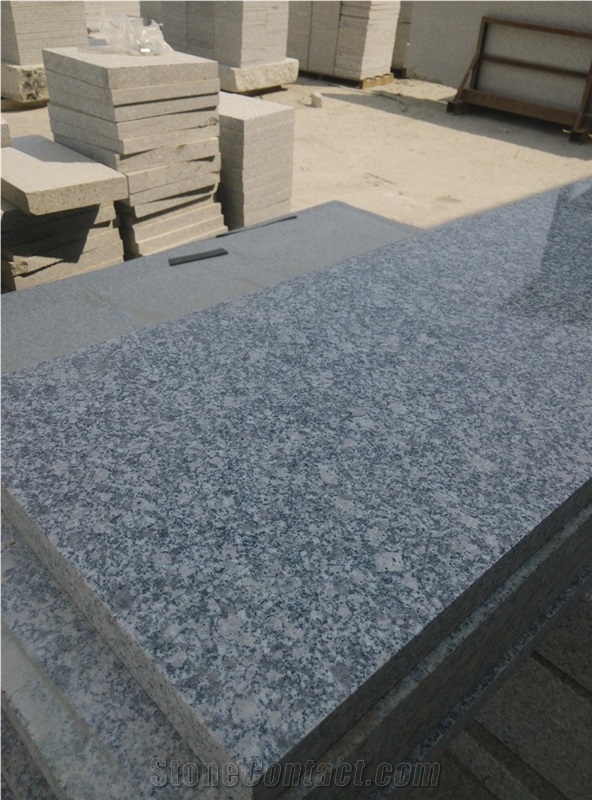 Fargo G604 Granite Polished Steps, Grey Granite G604 Stair Treads/Staircase for Usa Project