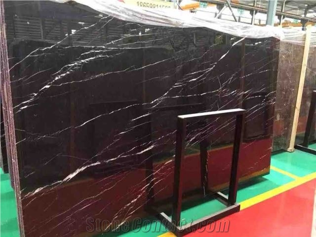 Black Marquina Slabs & Tiles,Chinese Black Marble