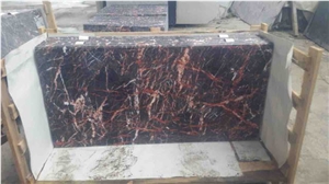 Dujuan Red Marble Slabs & Tiles, China Black Marble